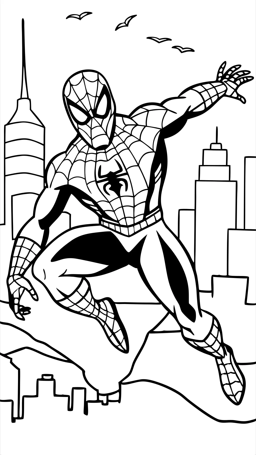 coloriages gratuits Spiderman